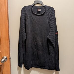 Vintage Ralph Lauren Black Crewneck Sweater for Men